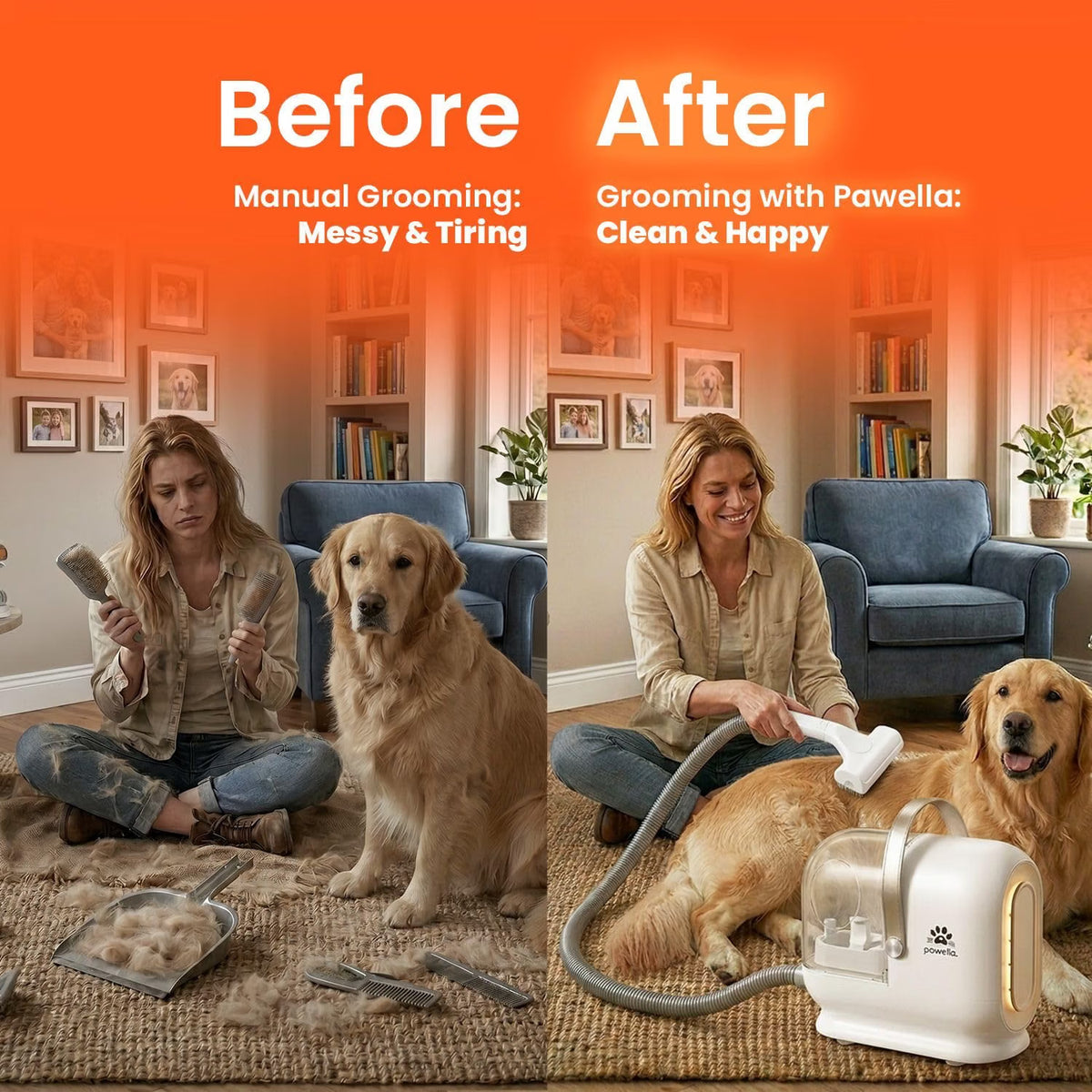Portable Pet Grooming Vacuum